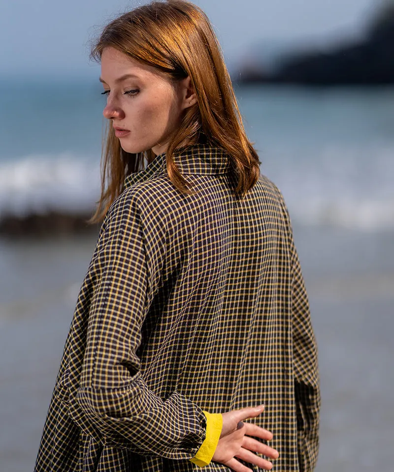 Black Casual Wear Checks Shirt
