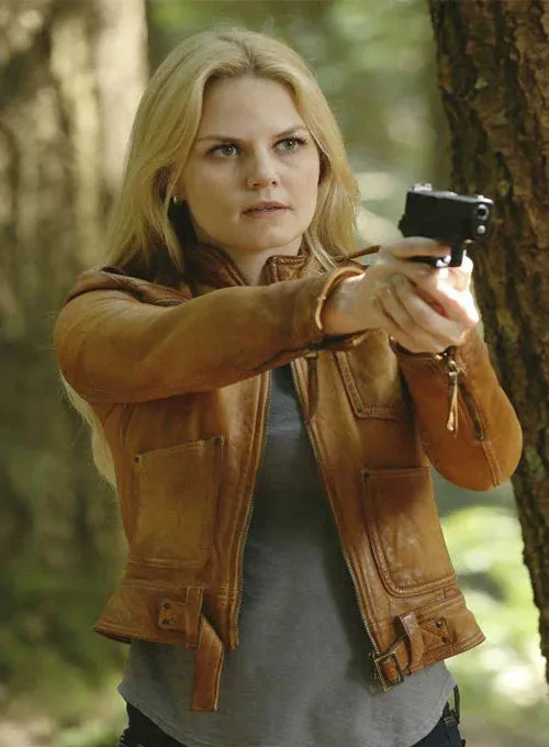Once Upon A Time Leather Jacket worn by Jennifer Morrison
